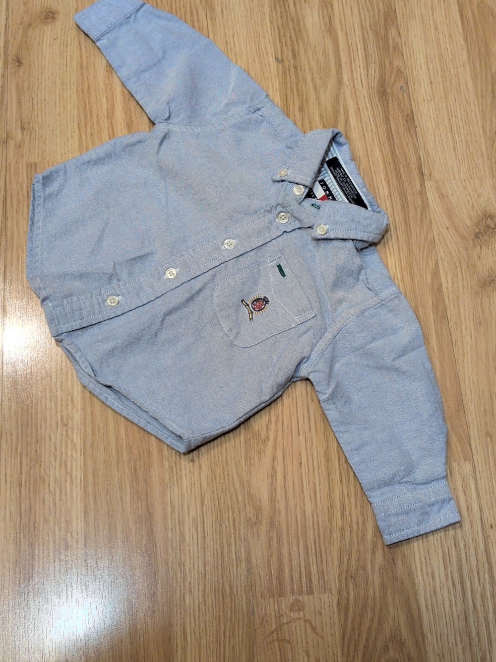 Tommy Hilfiger Kids Light Blue Button-Down Shirt